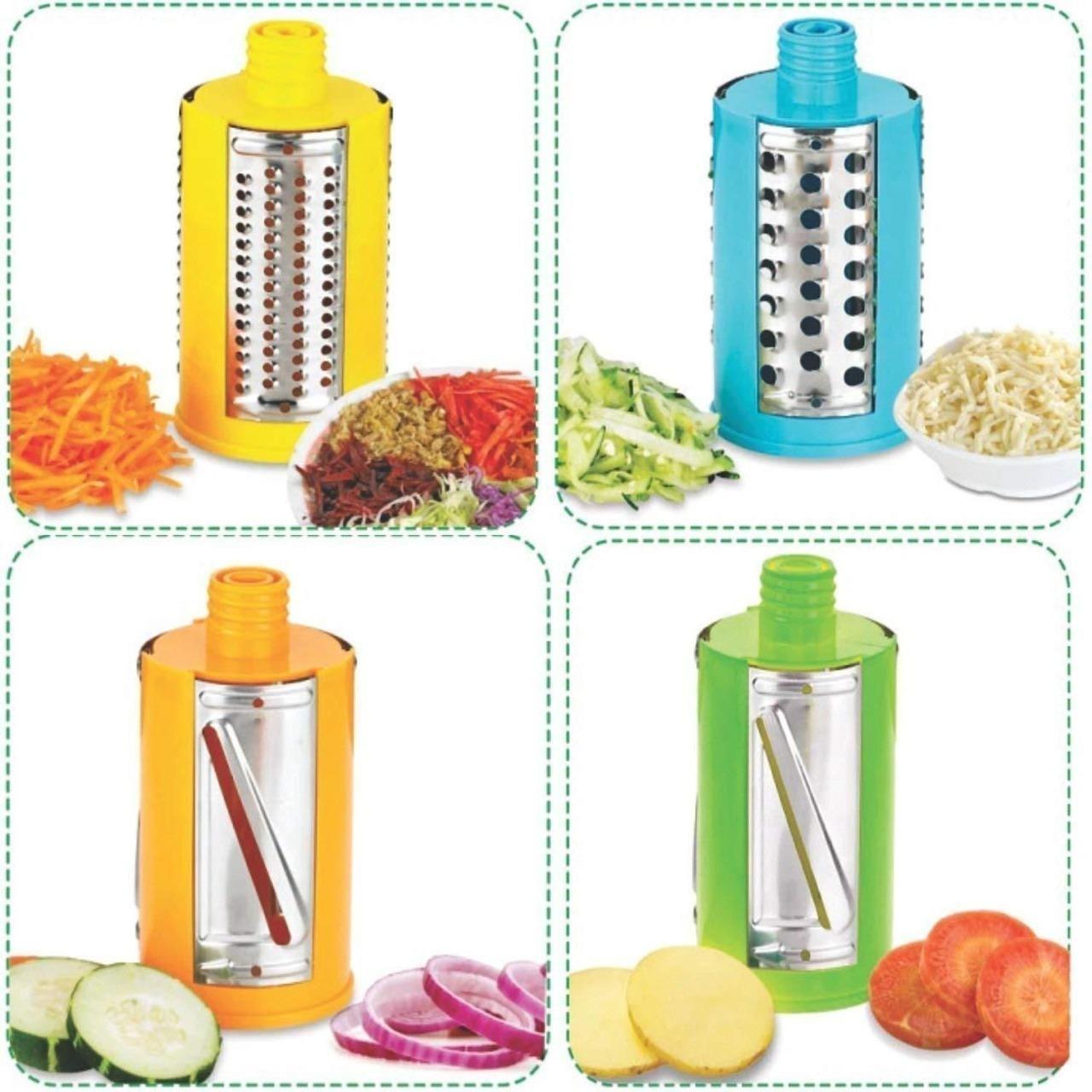 4 in 1 Rotary Drum Vegetable Grater & Slicer kichen use